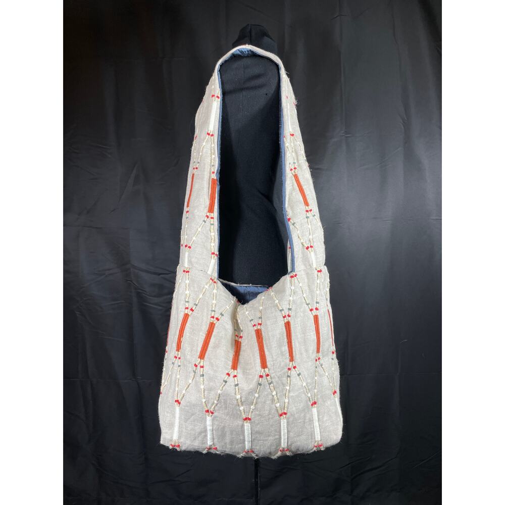 Large Crossbody Hobo Bag, Handmade, one of a kind. lined, inner pocket